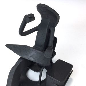 Beer Drinker in Chair Railroad Spike